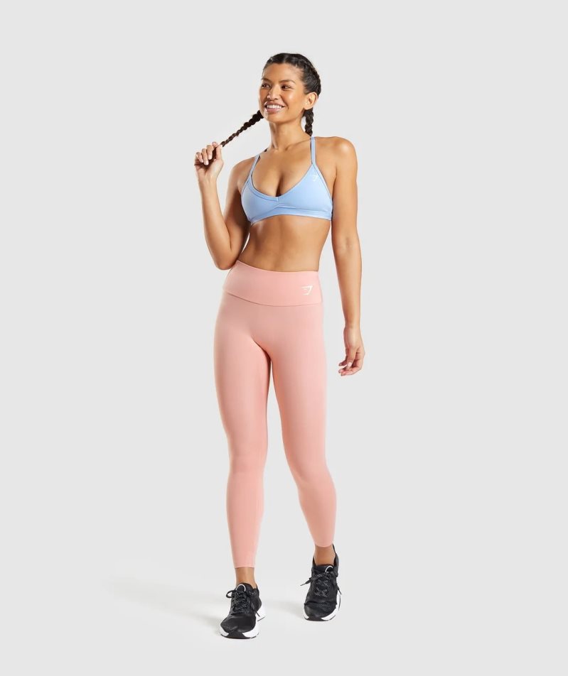 Staniki Sportowe Gymshark Minimal Damskie Niebieskie | PL 594DKQ